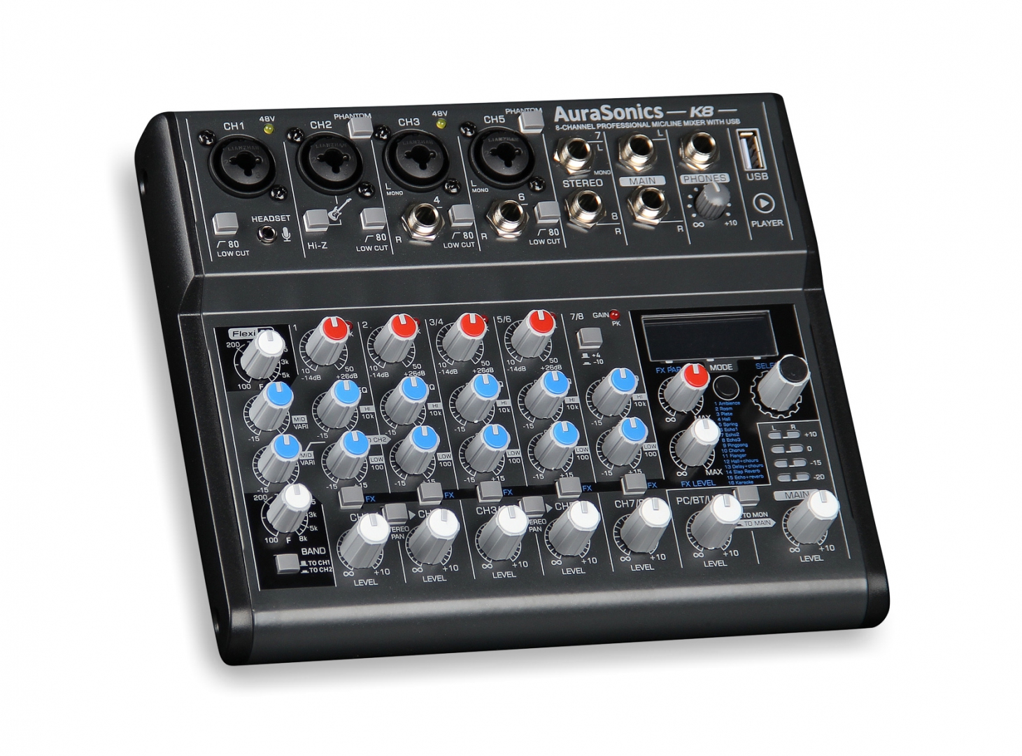 AuraSonics K8 компактный микшерный пульт в Челябинске
