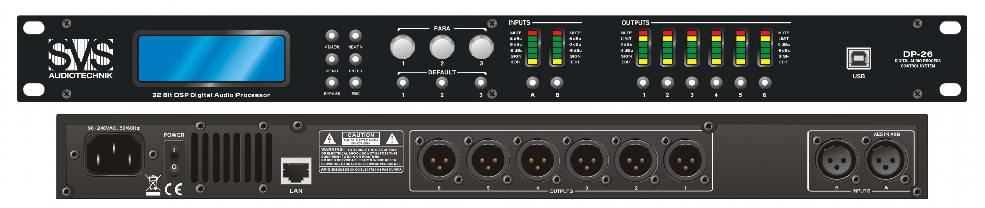 SVS Audiotechnik DP-26 Цифровой процессор: 2 входа 6 выходов в Челябинске